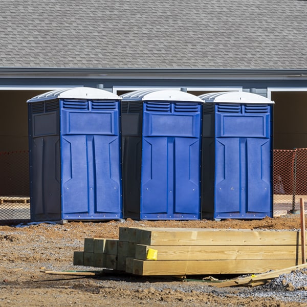 what is the expected delivery and pickup timeframe for the porta potties in Glentana Montana